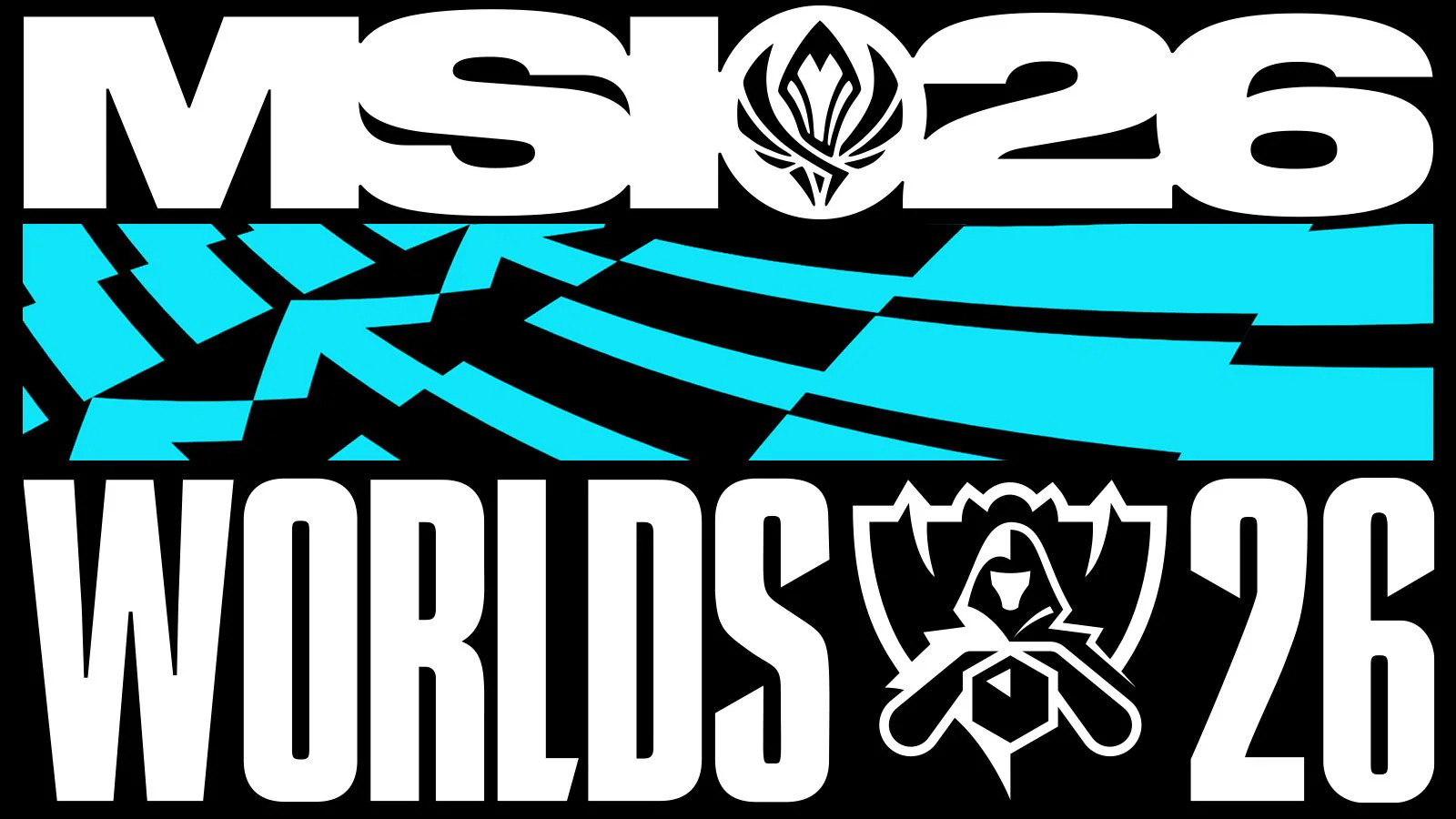 Official MSI 2026 and Worlds 2026 key art from LoL Esports